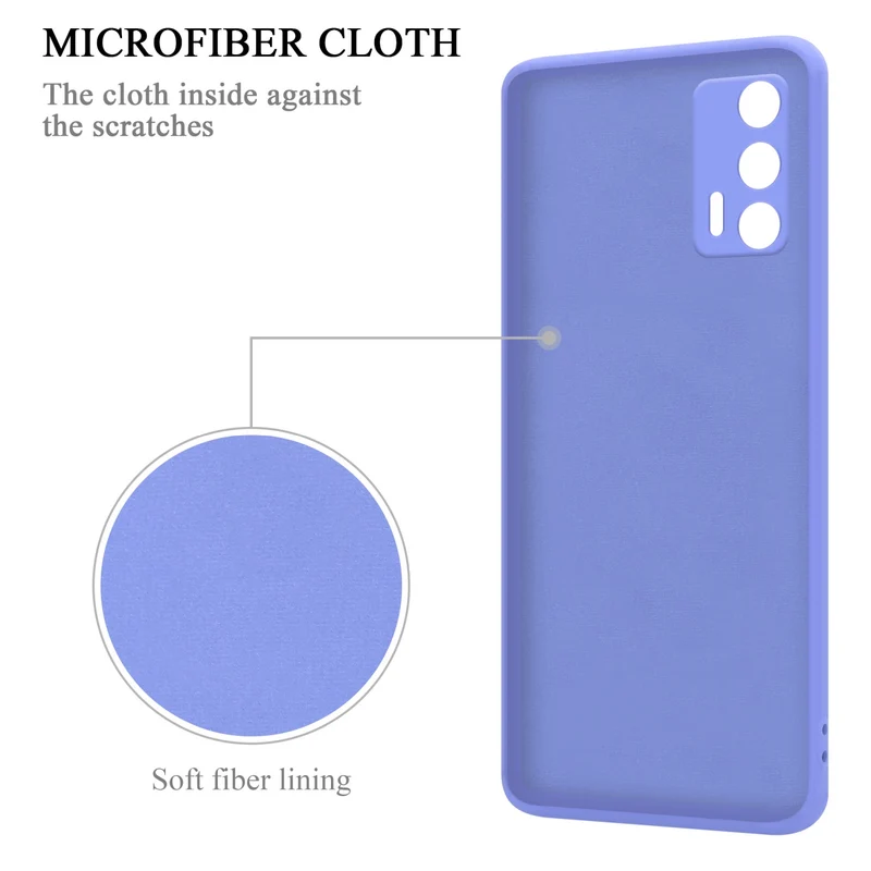 Cadorabo Hülle kompatibel mit Realme GT / GT Neo 2T / Q3 PRO Schutzhülle aus flexiblem TPU Silikon mit Ring