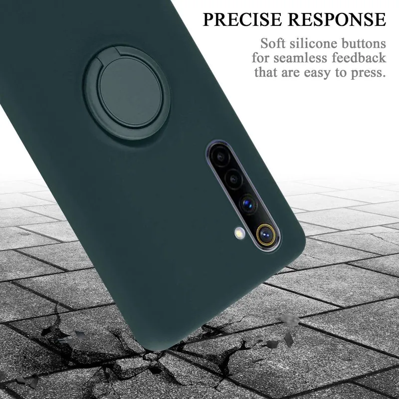 Cadorabo Hülle kompatibel mit Realme 6 4G / 6s Schutzhülle aus flexiblem TPU Silikon mit Ring