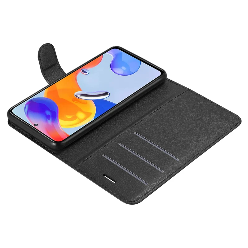 Cadorabo Hülle kompatibel mit Xiaomi RedMi NOTE 11 PRO 4G / 5G Schutzhülle mit Magnetverschluss, Standfunktion und Kartenfach