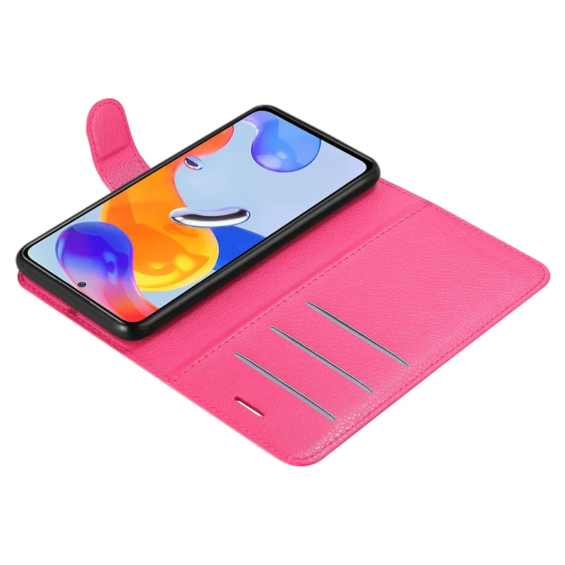 Cadorabo Hülle kompatibel mit Xiaomi RedMi NOTE 11 PRO 4G / 5G Schutzhülle mit Magnetverschluss, Standfunktion und Kartenfach