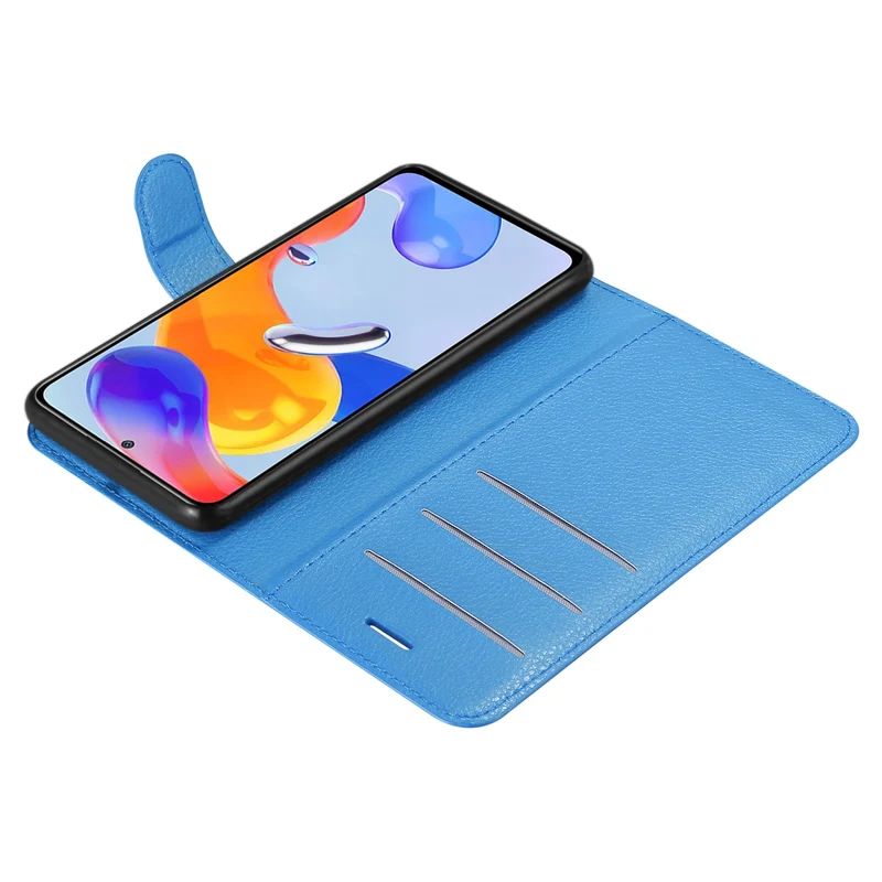 Cadorabo Hülle kompatibel mit Xiaomi RedMi NOTE 11 PRO 4G / 5G Schutzhülle mit Magnetverschluss, Standfunktion und Kartenfach