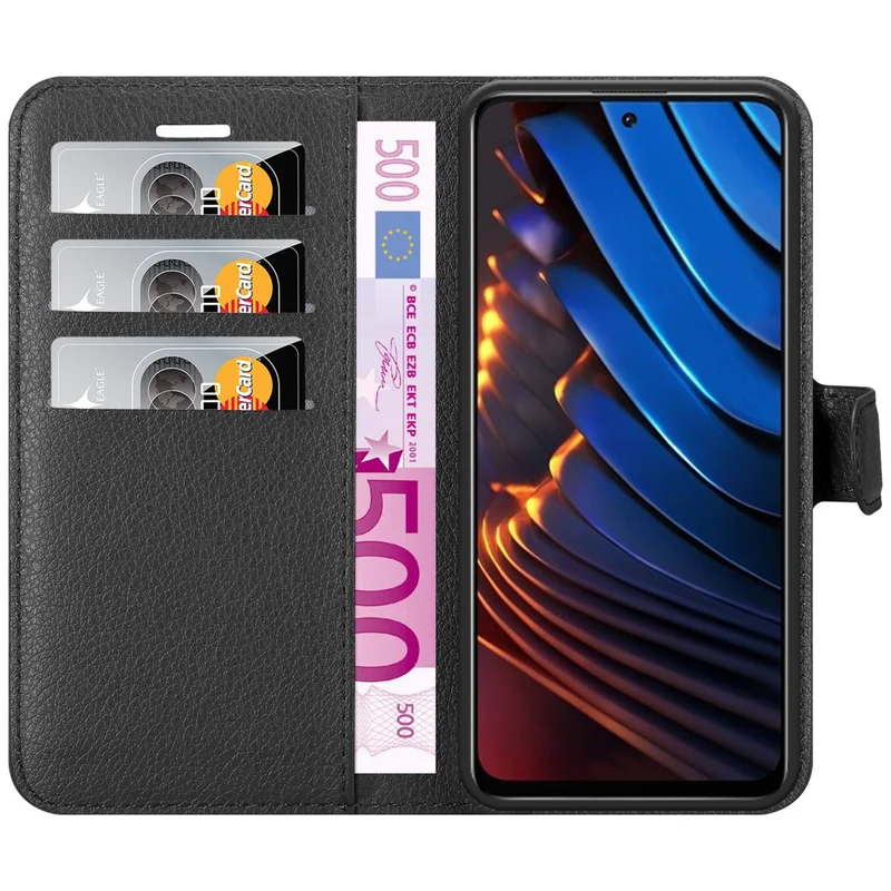 Cadorabo Hülle kompatibel mit Xiaomi POCO X3 GT Schutzhülle mit Magnetverschluss, Standfunktion und Kartenfach