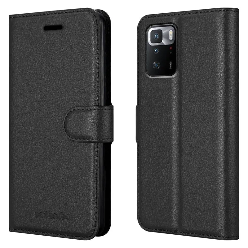 Cadorabo Hülle kompatibel mit Xiaomi POCO X3 GT Schutzhülle mit Magnetverschluss, Standfunktion und Kartenfach