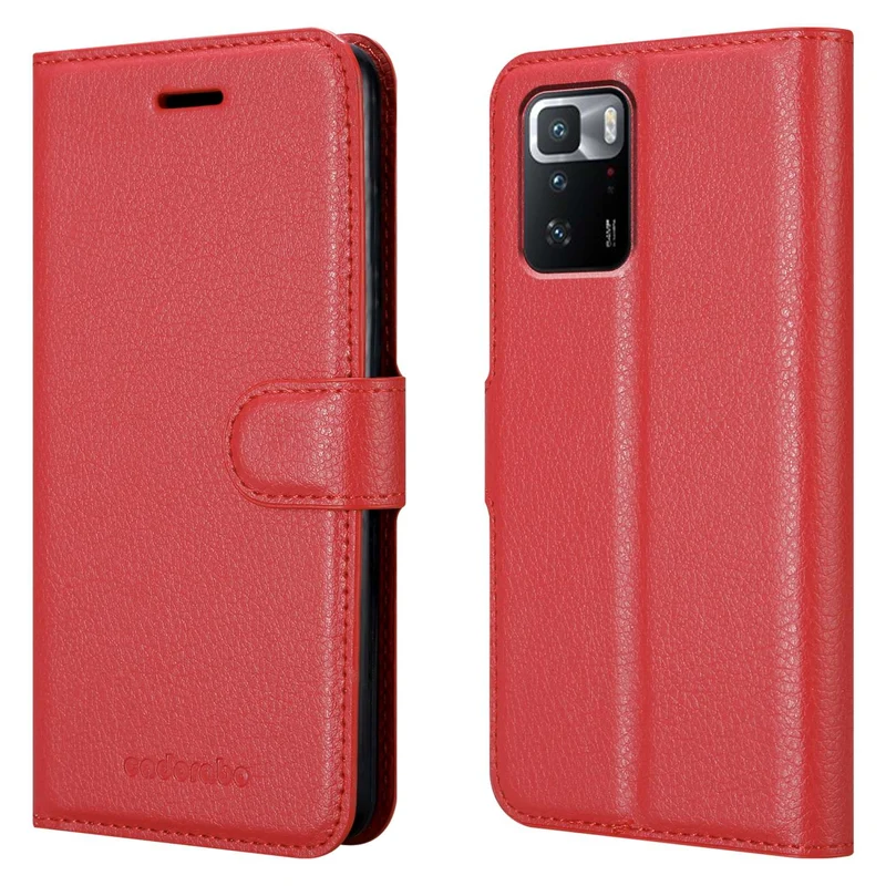 Cadorabo Hülle kompatibel mit Xiaomi POCO X3 GT Schutzhülle mit Magnetverschluss, Standfunktion und Kartenfach