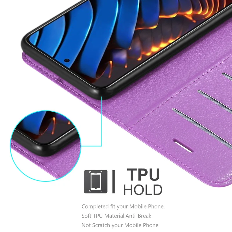 Cadorabo Hülle kompatibel mit Xiaomi POCO X3 GT Schutzhülle mit Magnetverschluss, Standfunktion und Kartenfach