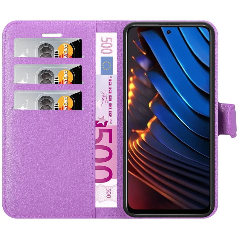 Cadorabo Hülle kompatibel mit Xiaomi POCO X3 GT Schutzhülle mit Magnetverschluss, Standfunktion und Kartenfach