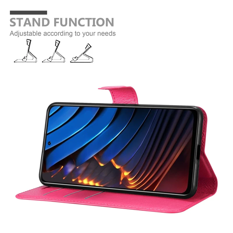 Cadorabo Hülle kompatibel mit Xiaomi POCO X3 GT Schutzhülle mit Magnetverschluss, Standfunktion und Kartenfach