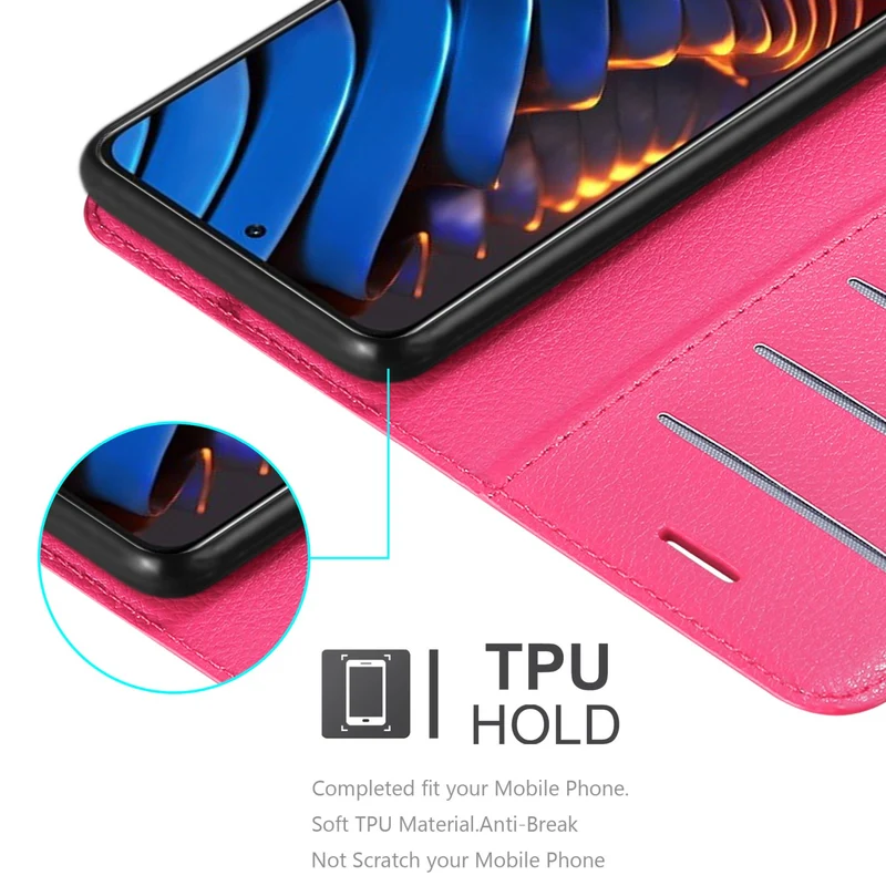 Cadorabo Hülle kompatibel mit Xiaomi POCO X3 GT Schutzhülle mit Magnetverschluss, Standfunktion und Kartenfach