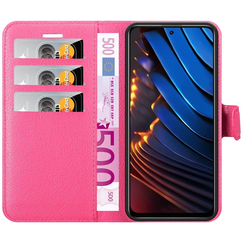 Cadorabo Hülle kompatibel mit Xiaomi POCO X3 GT Schutzhülle mit Magnetverschluss, Standfunktion und Kartenfach