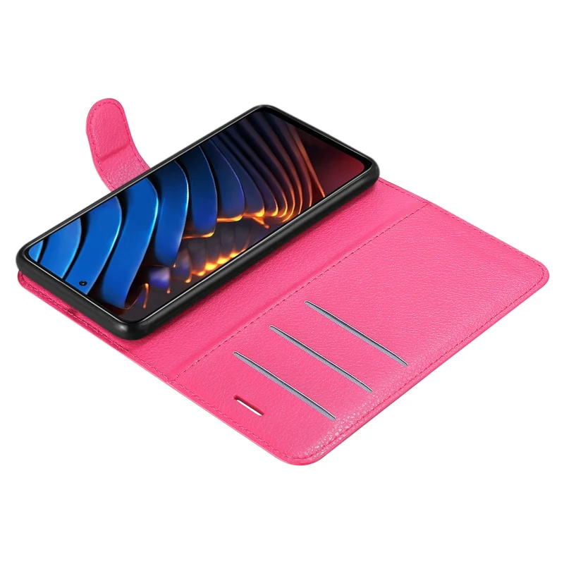 Cadorabo Hülle kompatibel mit Xiaomi POCO X3 GT Schutzhülle mit Magnetverschluss, Standfunktion und Kartenfach