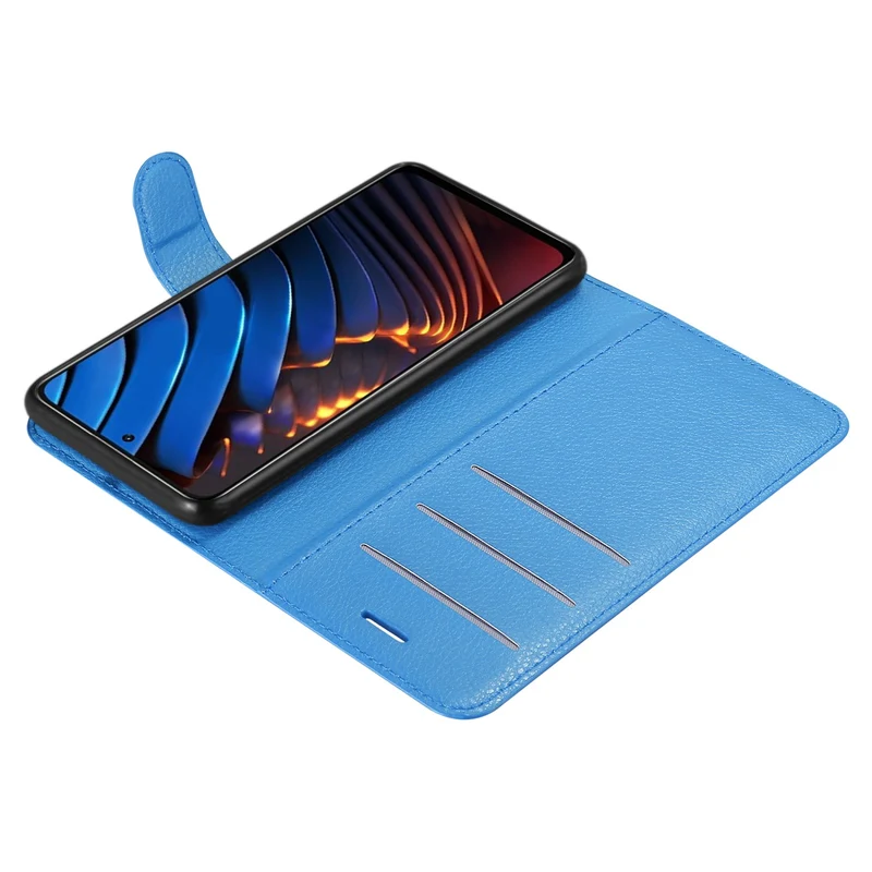 Cadorabo Hülle kompatibel mit Xiaomi POCO X3 GT Schutzhülle mit Magnetverschluss, Standfunktion und Kartenfach