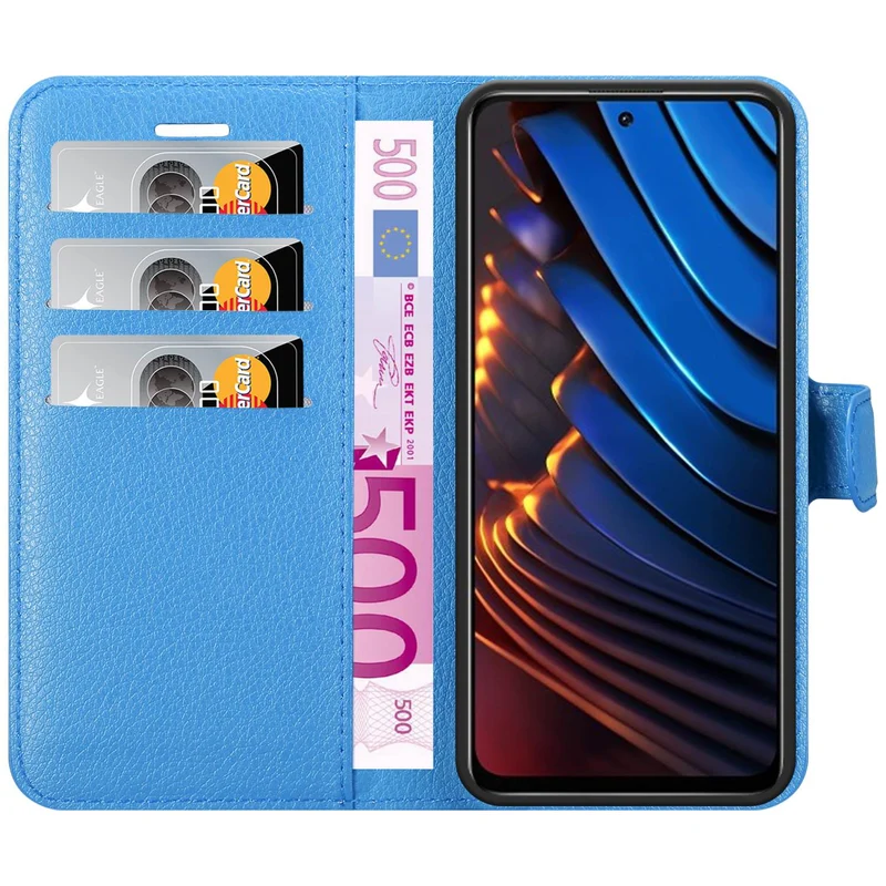 Cadorabo Hülle kompatibel mit Xiaomi POCO X3 GT Schutzhülle mit Magnetverschluss, Standfunktion und Kartenfach