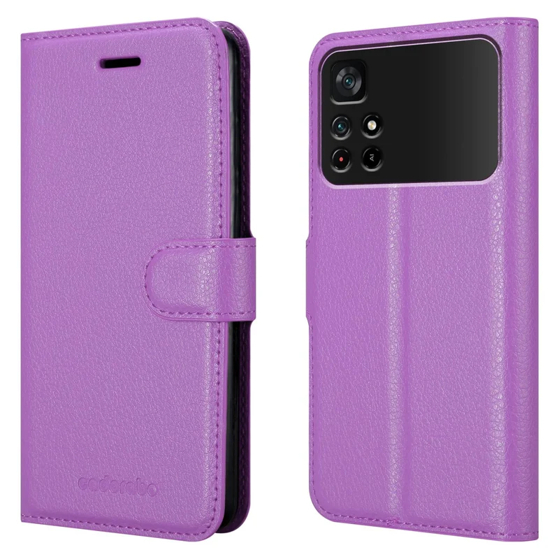 Cadorabo Hülle kompatibel mit Xiaomi POCO M4 PRO 5G Schutzhülle mit Magnetverschluss, Standfunktion und Kartenfach
