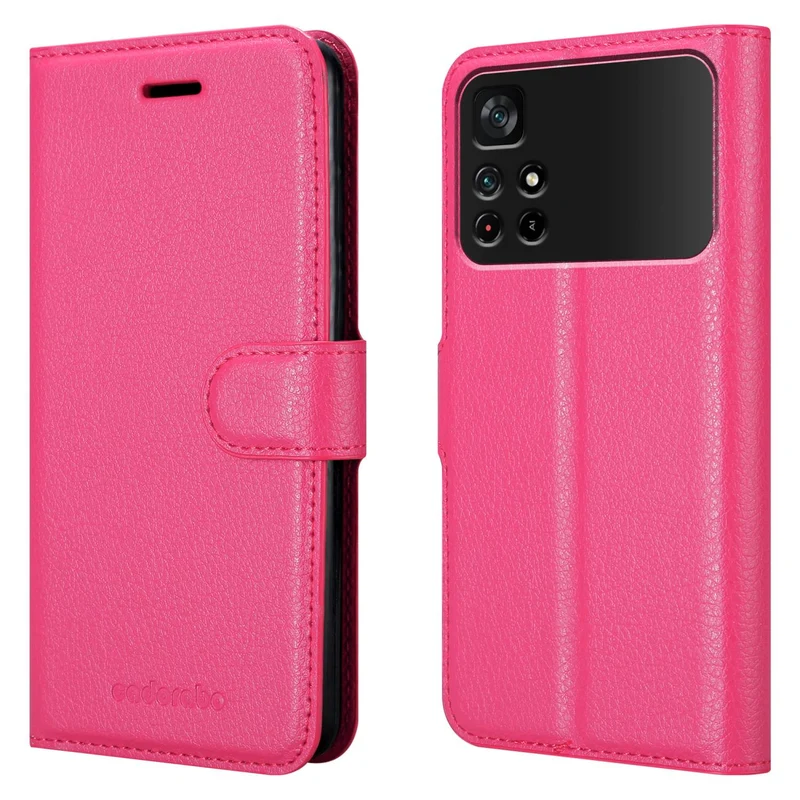 Cadorabo Hülle kompatibel mit Xiaomi POCO M4 PRO 5G Schutzhülle mit Magnetverschluss, Standfunktion und Kartenfach