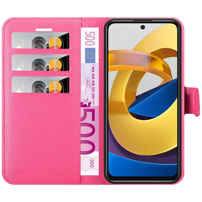 Cadorabo Hülle kompatibel mit Xiaomi POCO M4 PRO 5G Schutzhülle mit Magnetverschluss, Standfunktion und Kartenfach