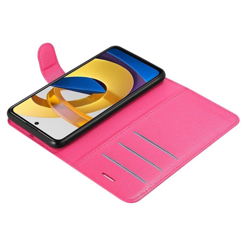 Cadorabo Hülle kompatibel mit Xiaomi POCO M4 PRO 5G Schutzhülle mit Magnetverschluss, Standfunktion und Kartenfach