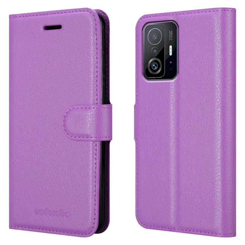 Cadorabo Hülle kompatibel mit Xiaomi 11T / 11T PRO Schutzhülle mit Magnetverschluss, Standfunktion und Kartenfach