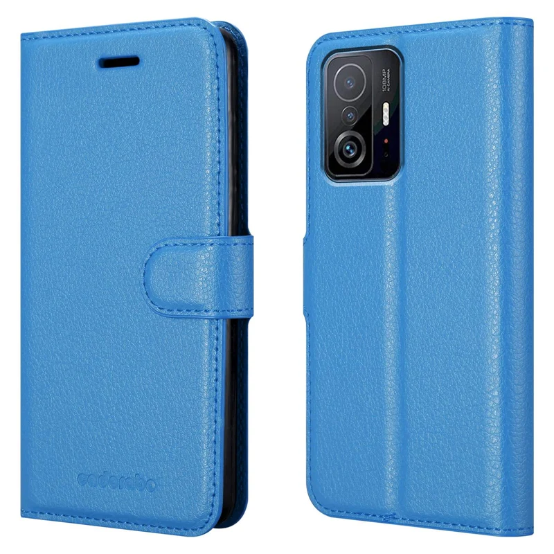 Cadorabo Hülle kompatibel mit Xiaomi 11T / 11T PRO Schutzhülle mit Magnetverschluss, Standfunktion und Kartenfach