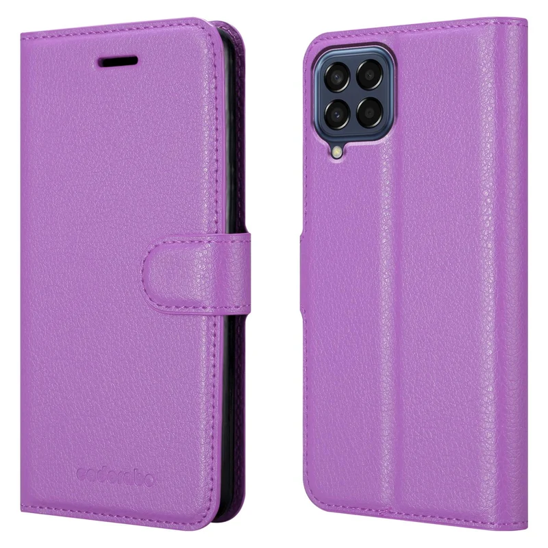 Cadorabo Hülle kompatibel mit Samsung Galaxy M33 5G Schutzhülle mit Magnetverschluss, Standfunktion und Kartenfach