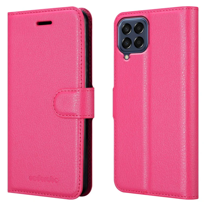 Cadorabo Hülle kompatibel mit Samsung Galaxy M33 5G Schutzhülle mit Magnetverschluss, Standfunktion und Kartenfach