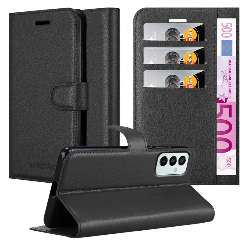 Cadorabo Hülle kompatibel mit Samsung Galaxy M23 5G Schutzhülle mit Magnetverschluss, Standfunktion und Kartenfach