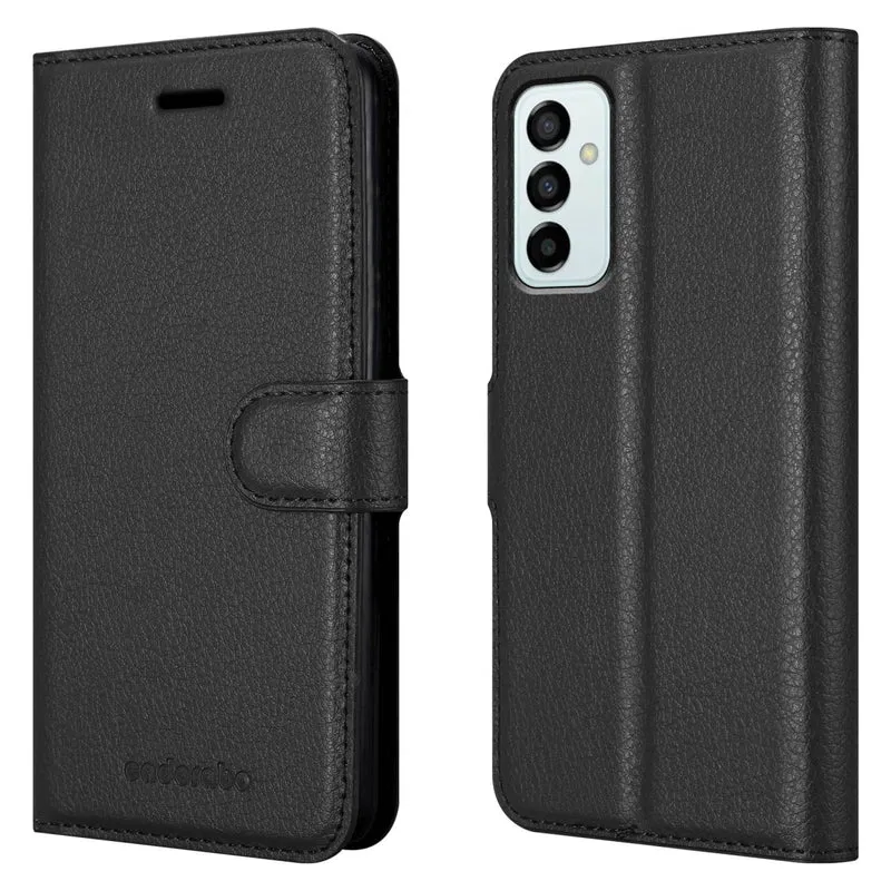 Cadorabo Hülle kompatibel mit Samsung Galaxy M23 5G Schutzhülle mit Magnetverschluss, Standfunktion und Kartenfach