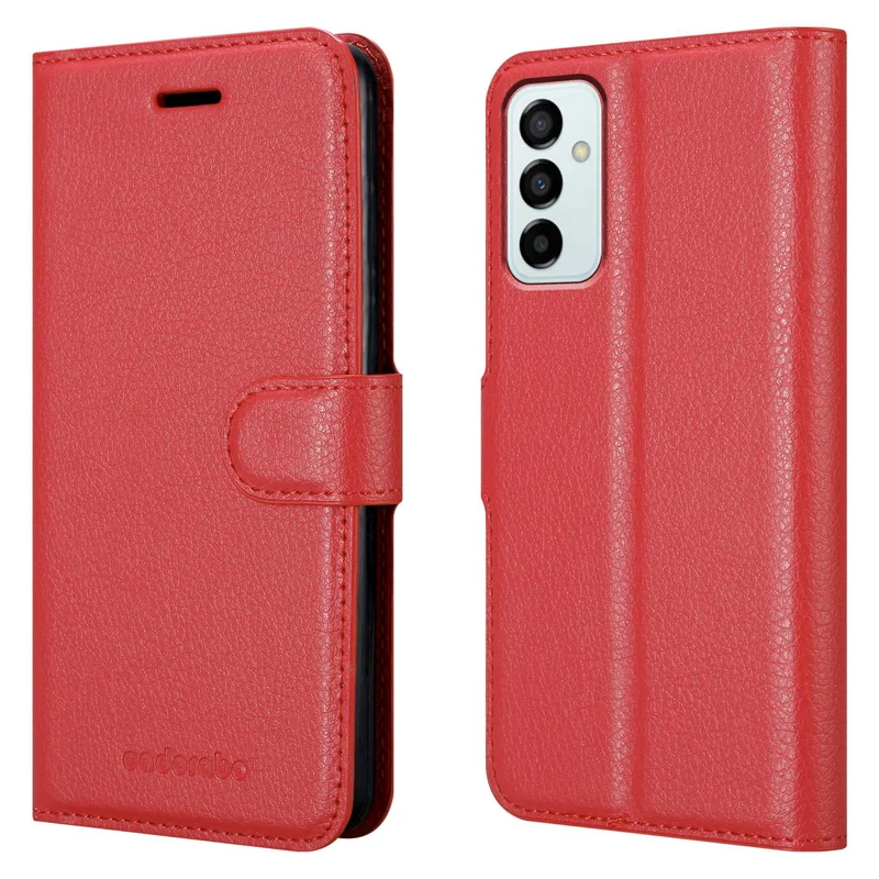 Cadorabo Hülle kompatibel mit Samsung Galaxy M23 5G Schutzhülle mit Magnetverschluss, Standfunktion und Kartenfach