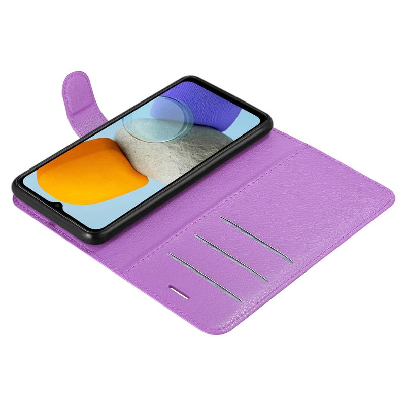 Cadorabo Hülle kompatibel mit Samsung Galaxy M23 5G Schutzhülle mit Magnetverschluss, Standfunktion und Kartenfach