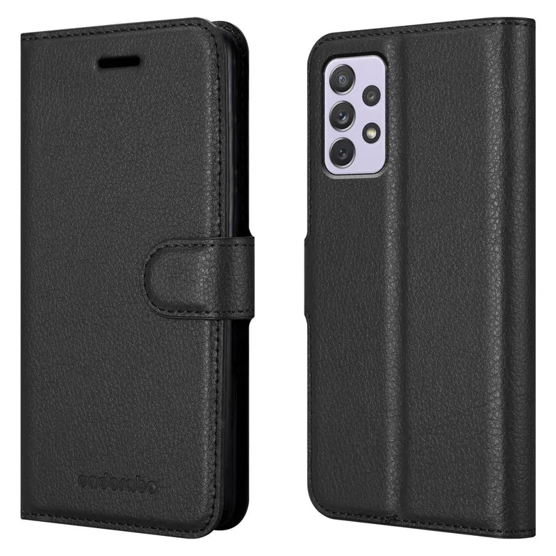 Cadorabo Hülle kompatibel mit Samsung Galaxy A73 5G Schutzhülle mit Magnetverschluss, Standfunktion und Kartenfach