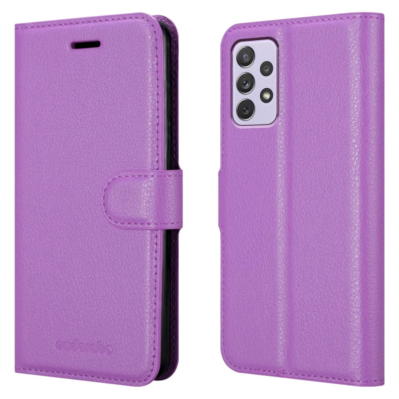 Cadorabo Hülle kompatibel mit Samsung Galaxy A73 5G Schutzhülle mit Magnetverschluss, Standfunktion und Kartenfach