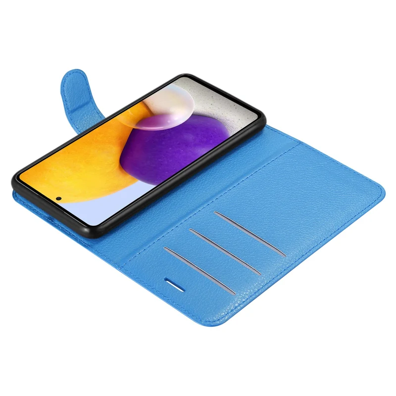 Cadorabo Hülle kompatibel mit Samsung Galaxy A73 5G Schutzhülle mit Magnetverschluss, Standfunktion und Kartenfach