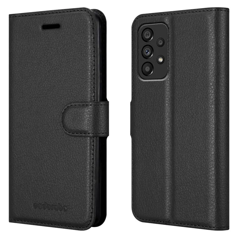 Cadorabo Hülle kompatibel mit Samsung Galaxy A53 5G Schutzhülle mit Magnetverschluss, Standfunktion und Kartenfach