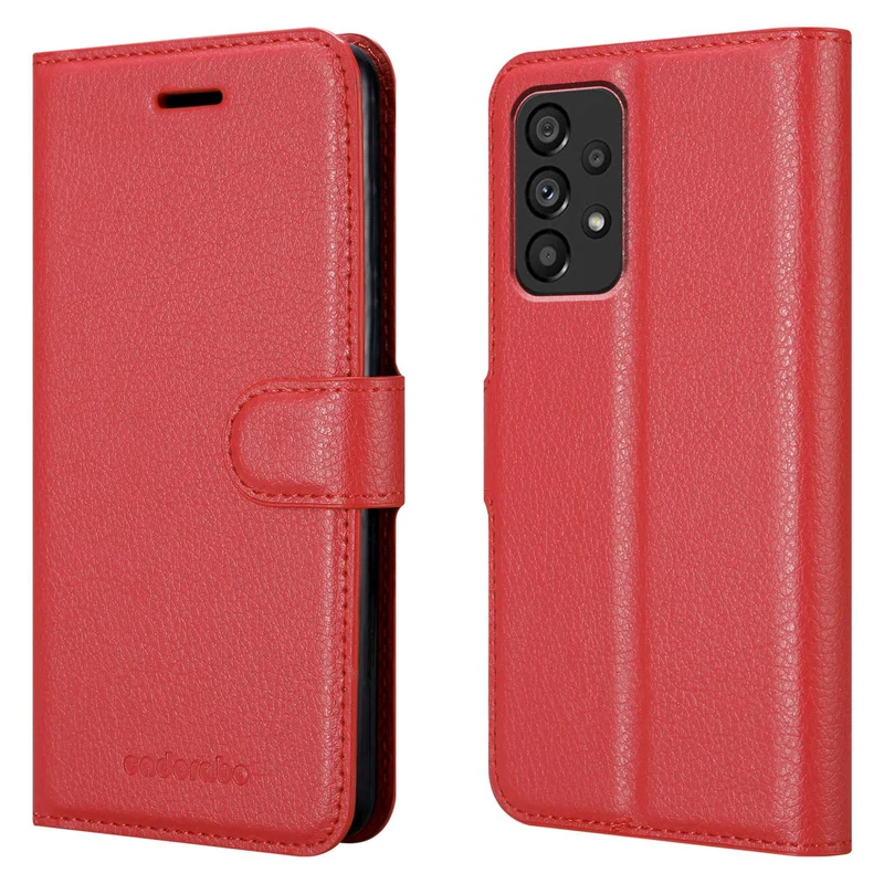 Cadorabo Hülle kompatibel mit Samsung Galaxy A53 5G Schutzhülle mit Magnetverschluss, Standfunktion und Kartenfach