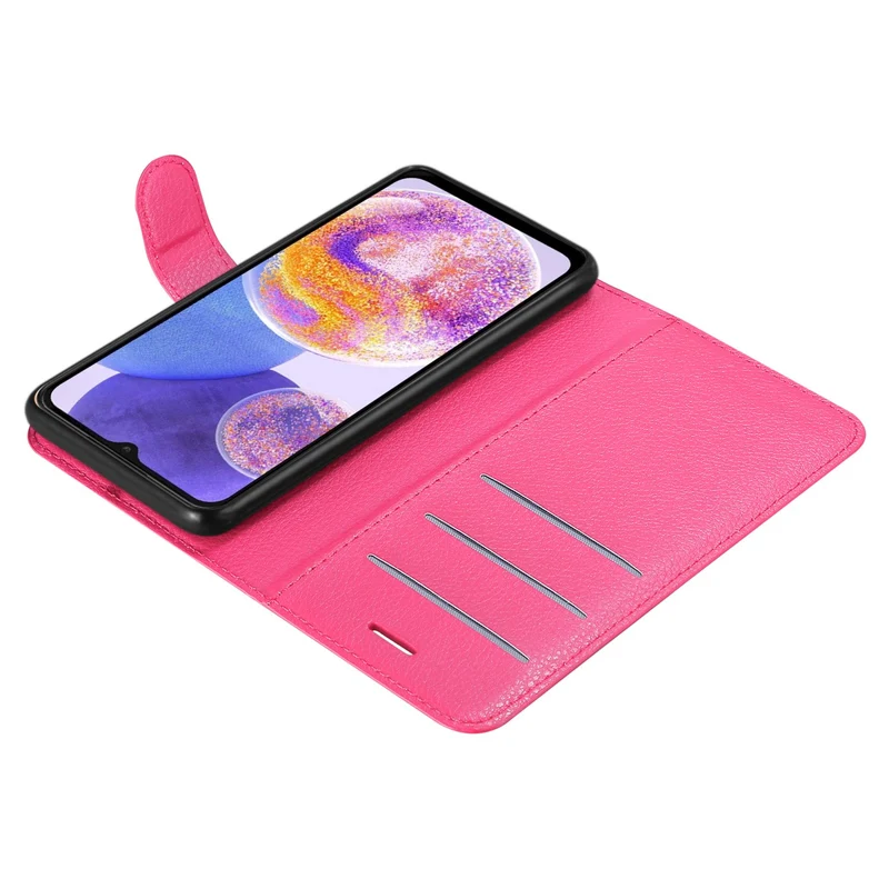 Cadorabo Hülle kompatibel mit Samsung Galaxy A23 4G Schutzhülle mit Magnetverschluss, Standfunktion und Kartenfach