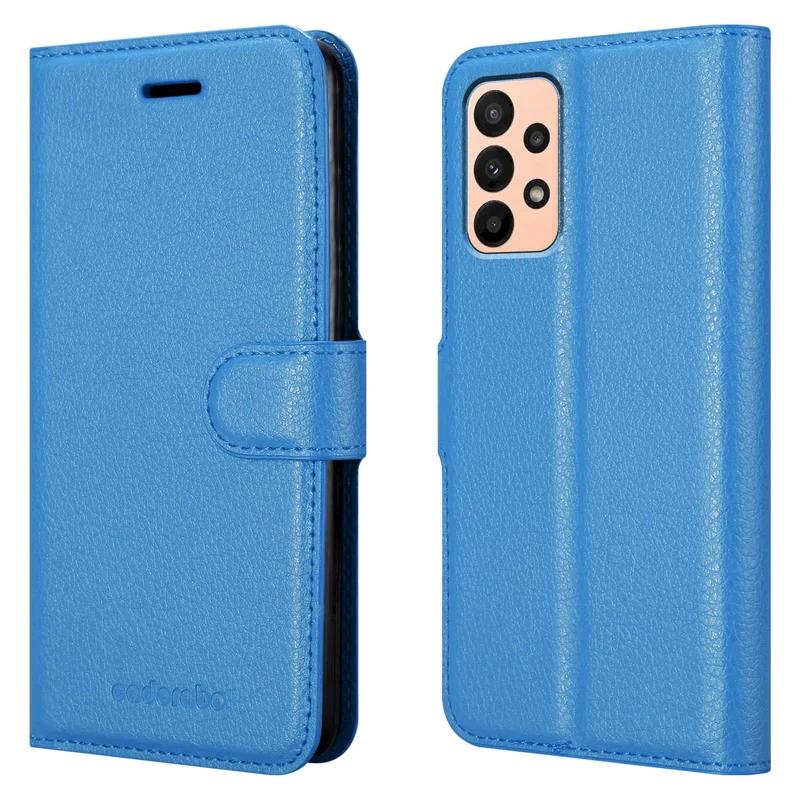 Cadorabo Hülle kompatibel mit Samsung Galaxy A23 4G Schutzhülle mit Magnetverschluss, Standfunktion und Kartenfach
