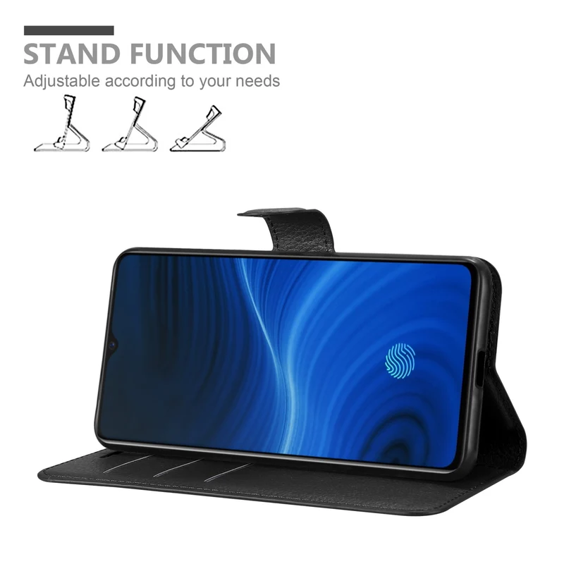 Cadorabo Hülle kompatibel mit Realme X2 PRO / Oppo Reno Ace Schutzhülle mit Magnetverschluss, Standfunktion und Kartenfach