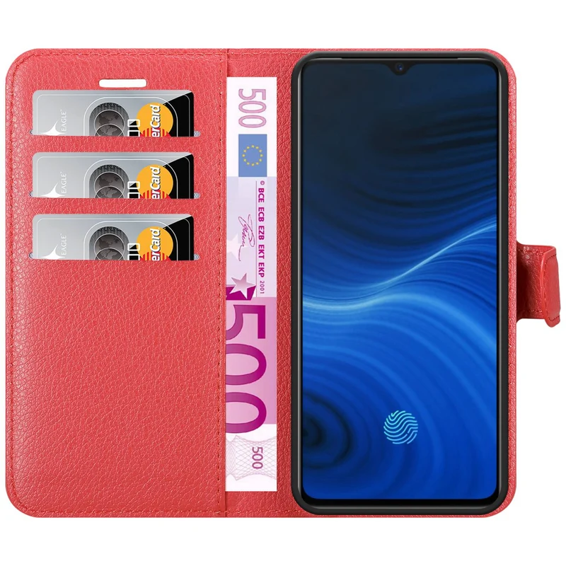 Cadorabo Hülle kompatibel mit Realme X2 PRO / Oppo Reno Ace Schutzhülle mit Magnetverschluss, Standfunktion und Kartenfach