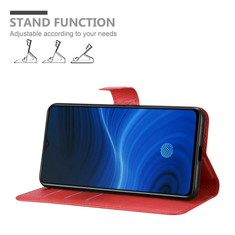 Cadorabo Hülle kompatibel mit Realme X2 PRO / Oppo Reno Ace Schutzhülle mit Magnetverschluss, Standfunktion und Kartenfach