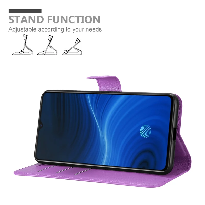 Cadorabo Hülle kompatibel mit Realme X2 PRO / Oppo Reno Ace Schutzhülle mit Magnetverschluss, Standfunktion und Kartenfach