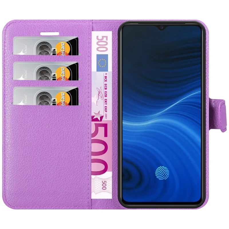 Cadorabo Hülle kompatibel mit Realme X2 PRO / Oppo Reno Ace Schutzhülle mit Magnetverschluss, Standfunktion und Kartenfach