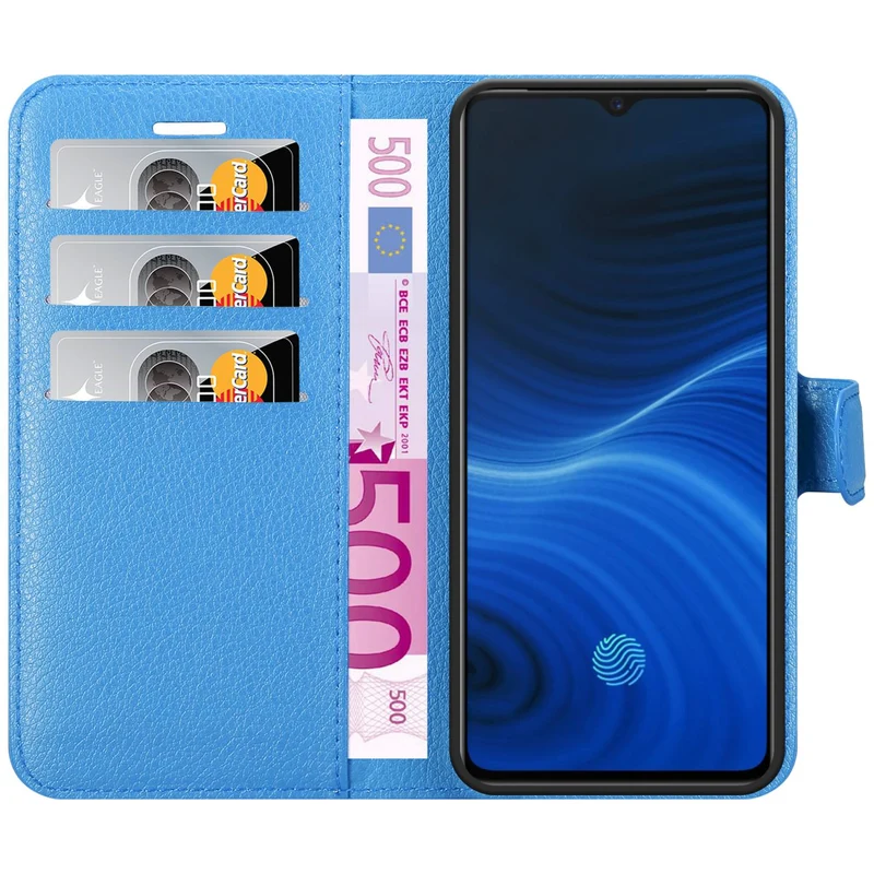 Cadorabo Hülle kompatibel mit Realme X2 PRO / Oppo Reno Ace Schutzhülle mit Magnetverschluss, Standfunktion und Kartenfach