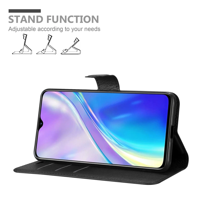 Cadorabo Hülle kompatibel mit Realme X2 / XT / Oppo K5 Schutzhülle mit Magnetverschluss, Standfunktion und Kartenfach