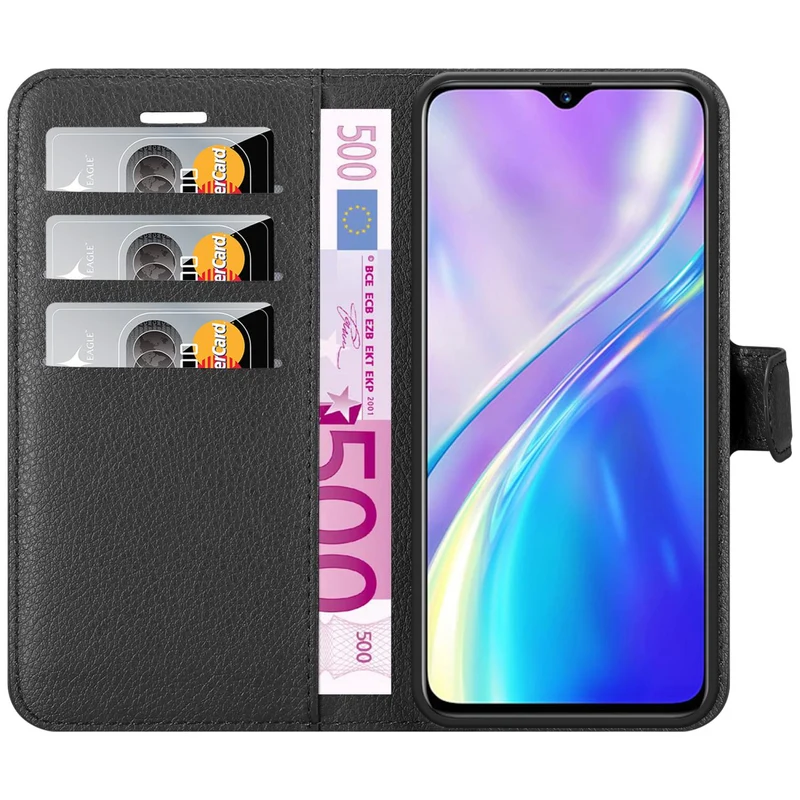 Cadorabo Hülle kompatibel mit Realme X2 / XT / Oppo K5 Schutzhülle mit Magnetverschluss, Standfunktion und Kartenfach