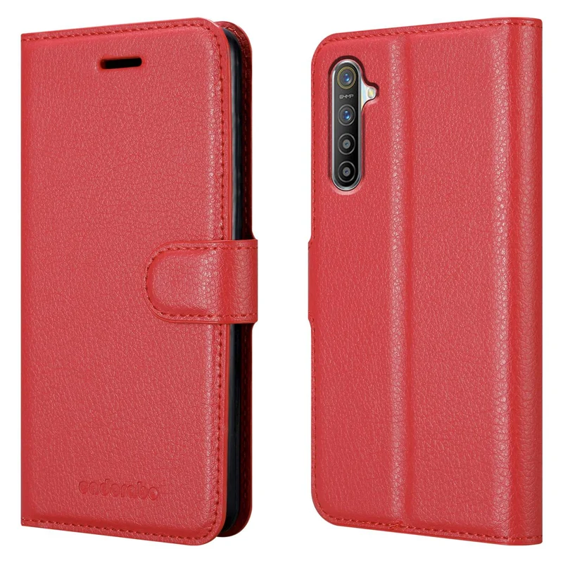 Cadorabo Hülle kompatibel mit Realme X2 / XT / Oppo K5 Schutzhülle mit Magnetverschluss, Standfunktion und Kartenfach