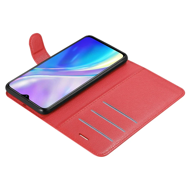 Cadorabo Hülle kompatibel mit Realme X2 / XT / Oppo K5 Schutzhülle mit Magnetverschluss, Standfunktion und Kartenfach