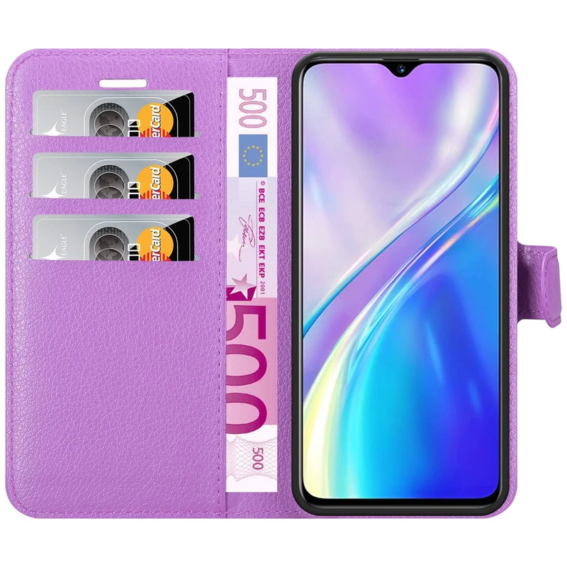 Cadorabo Hülle kompatibel mit Realme X2 / XT / Oppo K5 Schutzhülle mit Magnetverschluss, Standfunktion und Kartenfach