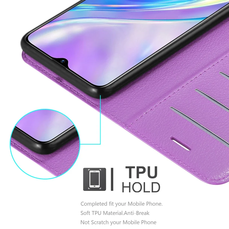 Cadorabo Hülle kompatibel mit Realme X2 / XT / Oppo K5 Schutzhülle mit Magnetverschluss, Standfunktion und Kartenfach