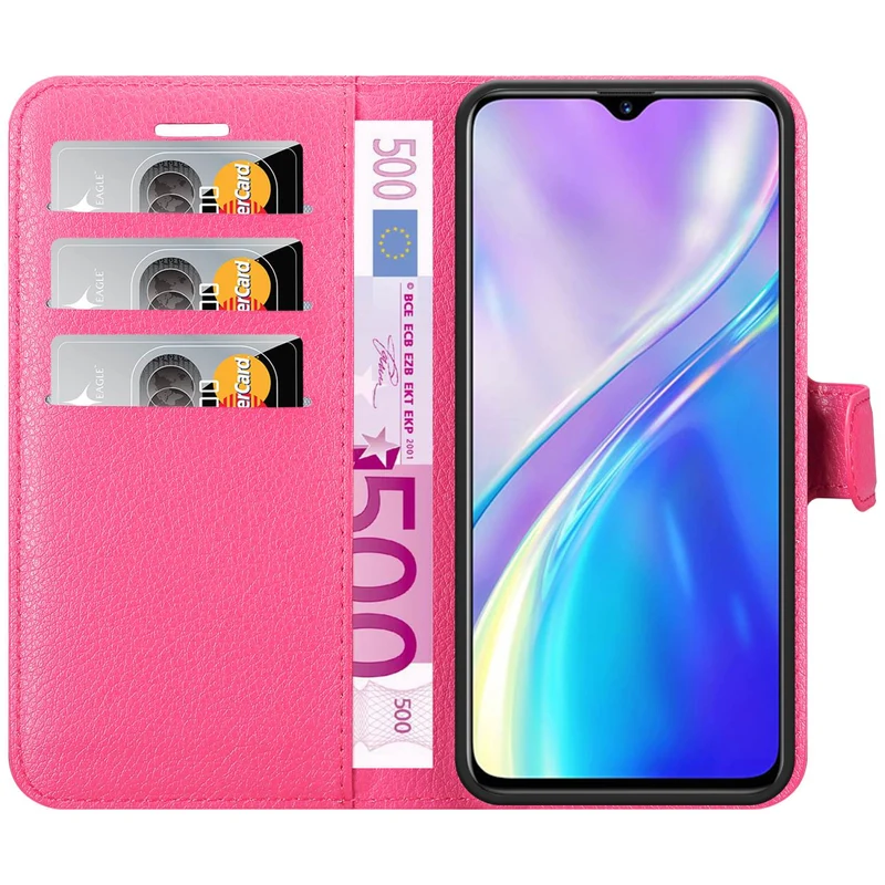 Cadorabo Hülle kompatibel mit Realme X2 / XT / Oppo K5 Schutzhülle mit Magnetverschluss, Standfunktion und Kartenfach