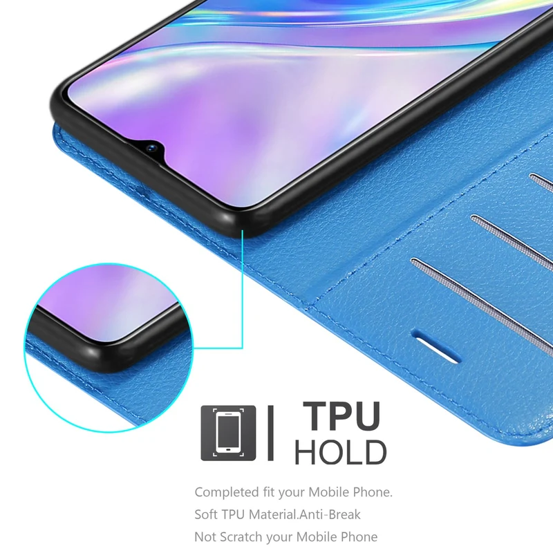 Cadorabo Hülle kompatibel mit Realme X2 / XT / Oppo K5 Schutzhülle mit Magnetverschluss, Standfunktion und Kartenfach