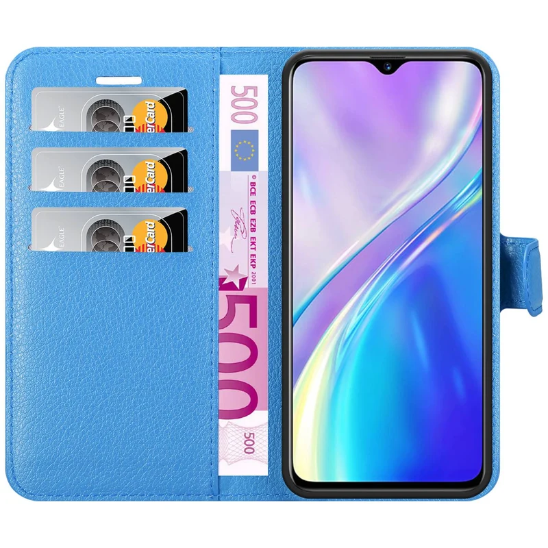 Cadorabo Hülle kompatibel mit Realme X2 / XT / Oppo K5 Schutzhülle mit Magnetverschluss, Standfunktion und Kartenfach